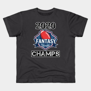 2020 Fantasy Football Champ, Fantasy Football Gift, 2020 FFL Kids T-Shirt